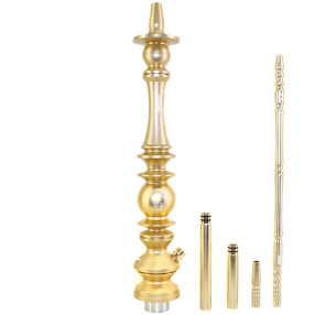 Stem Narguile Grande Mani Sultan Plus Dourado Champagne