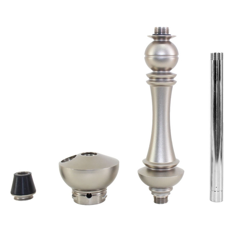 Narguile Sultan Miid Médio Completo Taupe Brown Marrom