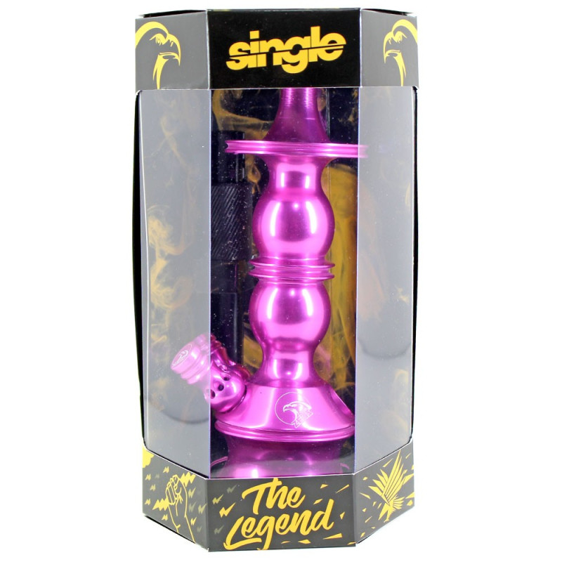 Stem Narguile Pequeno Zeus Single Rosa Dois Respiros